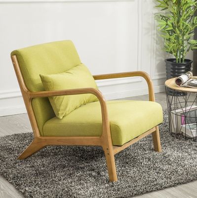 Color personalizado Mono Veludo / Algodón y Lino / Muebles de Cuero PU Silla de Salón para interiores modernos y elegantes