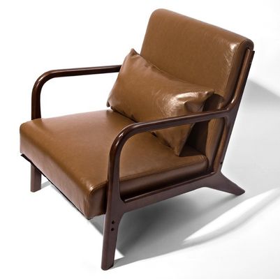 Color personalizado Mono Veludo / Algodón y Lino / Muebles de Cuero PU Silla de Salón para interiores modernos y elegantes