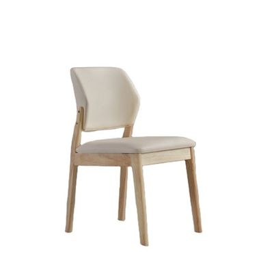 Cuero PU marco de madera sólida Nitrolacquer acabado silla de comedor para comedor restaurante muebles de sala de estar y hotel