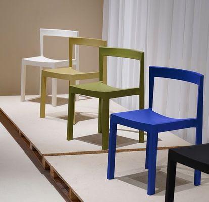 Muebles de comedor silla de comedor de madera resistente para el salón bar de restaurante moderno europeo