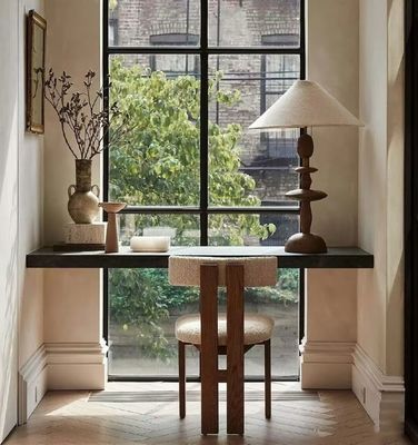 Material de terciopelo verde/lanza de cordero silla de comedor de madera sólida moderna para muebles de sala de estar de lujo