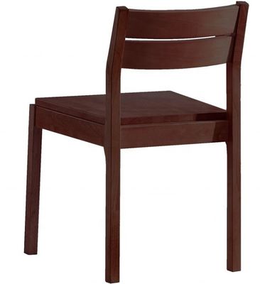 Sillones de restaurante y comedor de madera sólida moderna y simple nórdica