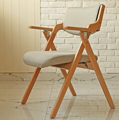 Silla plegable Tejido de roble Madera de metal sillas plegables para comedor para eventos W50*D60*H82CM Muebles de comedor