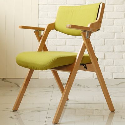 Silla plegable Tejido de roble Madera de metal sillas plegables para comedor para eventos W50*D60*H82CM Muebles de comedor
