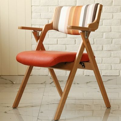 Silla plegable Tejido de roble Madera de metal sillas plegables para comedor para eventos W50*D60*H82CM Muebles de comedor