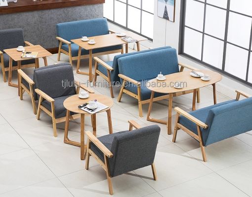 Diseño moderno Nitrolacquer acabado Sofá de madera silla para el hogar Muebles Salón de estar Hotel