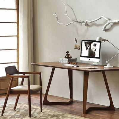 Casa Muebles Generales Restaurante de madera maciza sillas de comedor con diseño moderno de lujo y material de cuero PU