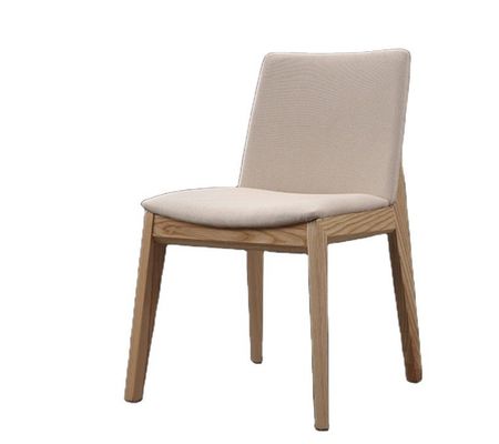 Silla de comedor estilo de madera de madera sólida de lujo diseño moderno material de cuero PU simple concisa para comer silla específica
