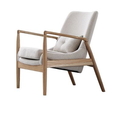 Crea un espacio de vida acogedor y elegante con este sillón reclinable de cuero de estilo nórdico moderno