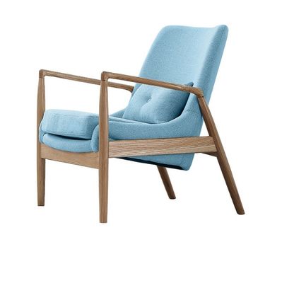 Crea un espacio de vida acogedor y elegante con este sillón reclinable de cuero de estilo nórdico moderno