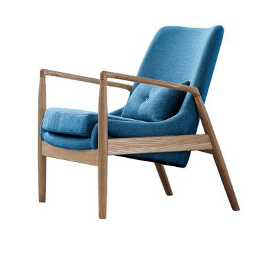 Crea un espacio de vida acogedor y elegante con este sillón reclinable de cuero de estilo nórdico moderno