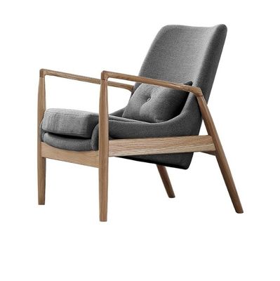 Crea un espacio de vida acogedor y elegante con este sillón reclinable de cuero de estilo nórdico moderno