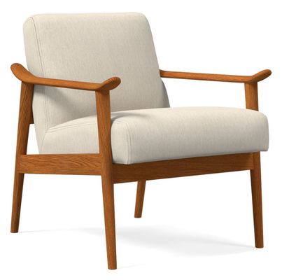 Agregue comodidad y elegancia a su sala de estar con la silla de sofá de madera W67*D79*H78 CM