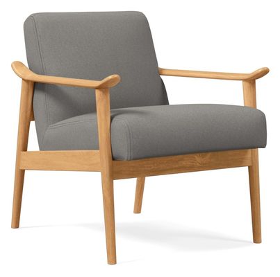 Agregue comodidad y elegancia a su sala de estar con la silla de sofá de madera W67*D79*H78 CM