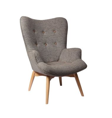 Sillones de madera Sofá silla tapizada Moderna silla de descanso de madera maciza silla de descanso con taburete Muebles de sala de estar