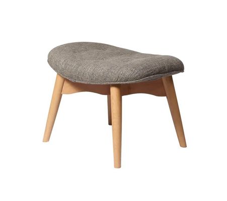 Sillones de madera Sofá silla tapizada Moderna silla de descanso de madera maciza silla de descanso con taburete Muebles de sala de estar