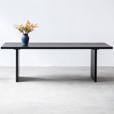 Muebles de mesa de madera para el hogar moderno Mesa de comedor de madera maciza para el comedor