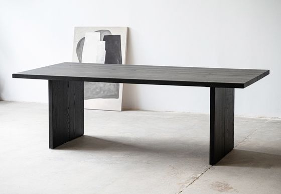 Muebles de mesa de madera para el hogar moderno Mesa de comedor de madera maciza para el comedor