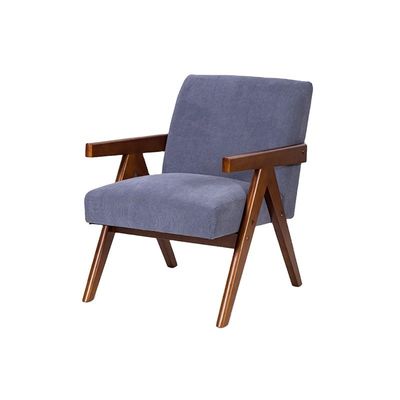 Casa Muebles Silla personalizada Silla de madera maciza con diseño y tela / cuero de PU