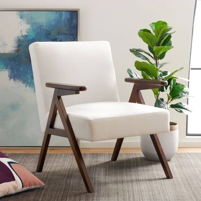 Casa Muebles Silla personalizada Silla de madera maciza con diseño y tela / cuero de PU