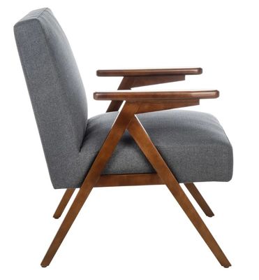 Casa Muebles Silla personalizada Silla de madera maciza con diseño y tela / cuero de PU