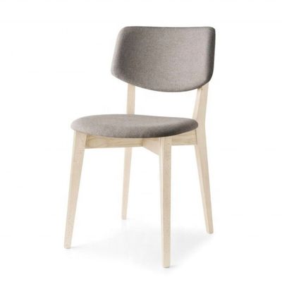 Silla de comedor de madera sólida de diseño moderno con embalaje de correo y estilo de lujo