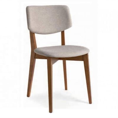 Silla de comedor de madera sólida de diseño moderno con embalaje de correo y estilo de lujo