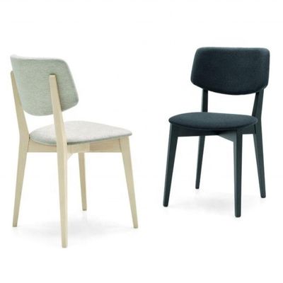 Silla de comedor de madera sólida de diseño moderno con embalaje de correo y estilo de lujo