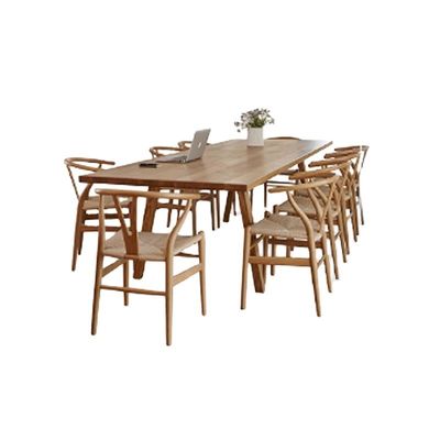 Embalaje de correo N Muebles de restaurante de diseño japonés sillas de comedor de madera maciza para restaurante