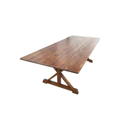 Muebles para el hogar en general Mesa de comedor de madera natural moderna y silla de comedor de madera maciza para mesas de restaurante personalizadas