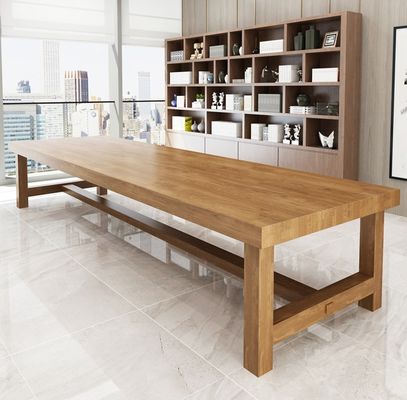 Moderno de lujo nórdico Restaurante Restaurante Muebles de comedor Conjunto de muebles robusto de pinos Material de cubierta para el hogar Mesa de comedor de madera