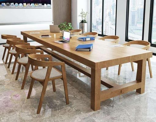Moderno de lujo nórdico Restaurante Restaurante Muebles de comedor Conjunto de muebles robusto de pinos Material de cubierta para el hogar Mesa de comedor de madera