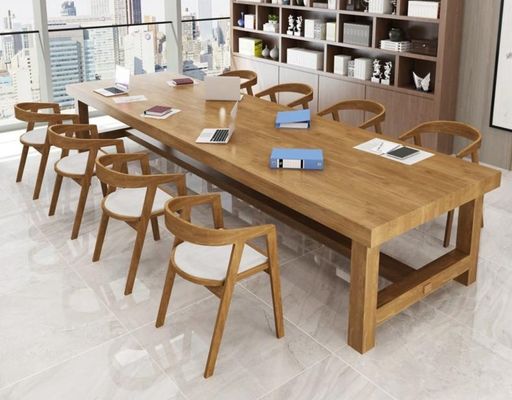 Moderno de lujo nórdico Restaurante Restaurante Muebles de comedor Conjunto de muebles robusto de pinos Material de cubierta para el hogar Mesa de comedor de madera