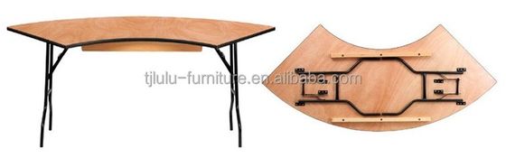Estilo industrial Mesa de comedor de restaurante de madera de hierro Mesa de comedor plegable de madera personalizada para las necesidades del mercado de muebles para el hogar