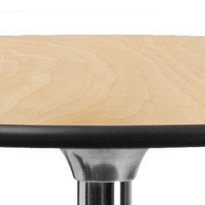 Mesas de madera alta Bar de cócteles Mesa plegable comedor con acabado de madera sólida Nitrolacquer