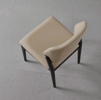Actualice su mobiliario de comedor con estilo nórdico moderno silla de comedor tapizada en cuero PU