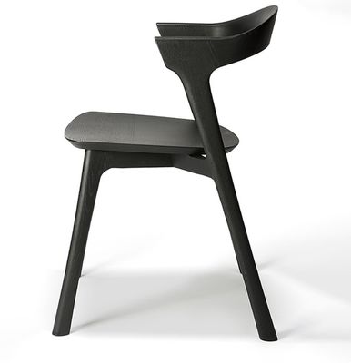 Silla de comedor de madera sólida de estilo moderno europeo para muebles de hotel en madera de ceniza