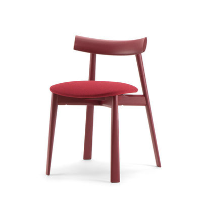 Tejido/Esponja de espuma Material de cubierta estilo nórdico Paddle Ocio Silla de comedor de cafetería Silla de tapicería para el hogar Silla de madera maciza