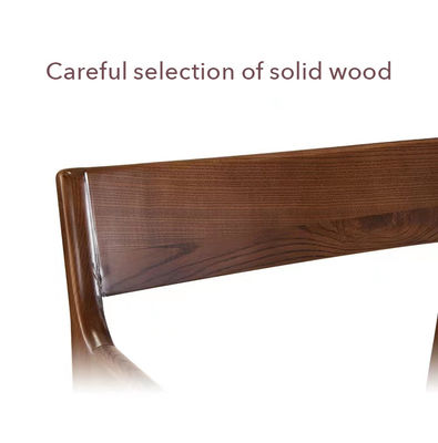 Silla de cuero de PU de diseño de madera moderna para comedor de hotel sillas de madera maciza