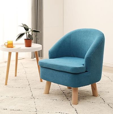 Diseño moderno de la cubierta de tejido de madera sólida sillón para el salón sofá silla