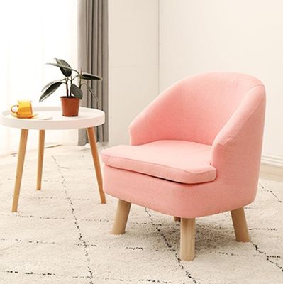 Diseño moderno de la cubierta de tejido de madera sólida sillón para el salón sofá silla