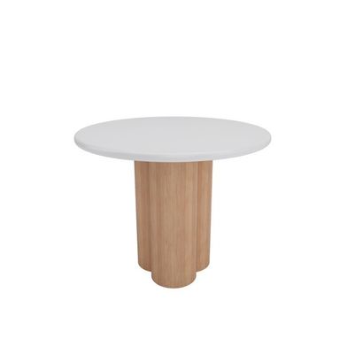 NO Mesa de comedor de madera redonda plegada para comedor moderno Muebles de sala de estar Muebles para el hogar