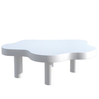 Mesa de diseño sencillo para Parque de té y café Muebles de sala de estar de madera sólida occidental