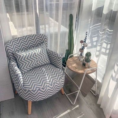 Sillones de brazo de madera para muebles de sala de estar de diseño americano moderno Silla de ocio de madera maciza