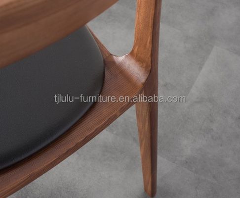 Cuadro de madera maciza personalizado sillas de comedor para el apilamiento de restaurantes modernos