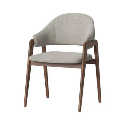 Sillones de comedor tapizados modernos más vendidos en colores naturales populares para hoteles y restaurantes