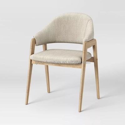 Sillones de comedor tapizados modernos más vendidos en colores naturales populares para hoteles y restaurantes