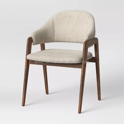 Sillones de comedor tapizados modernos más vendidos en colores naturales populares para hoteles y restaurantes