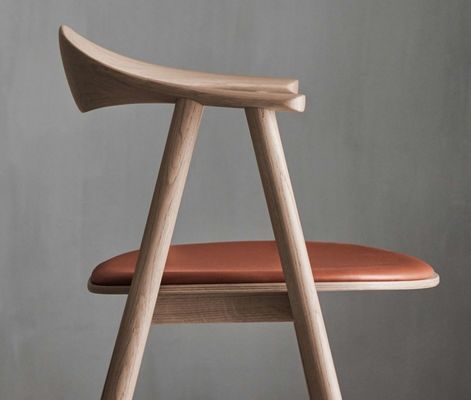 Sillón de madera sólida de lujo Vintage W55*D47.5*H74.5cm para muebles para el hogar en estilo clásico
