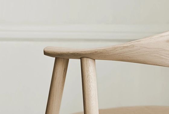 Sillón de madera sólida de lujo Vintage W55*D47.5*H74.5cm para muebles para el hogar en estilo clásico